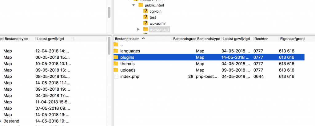 plugin uploaden