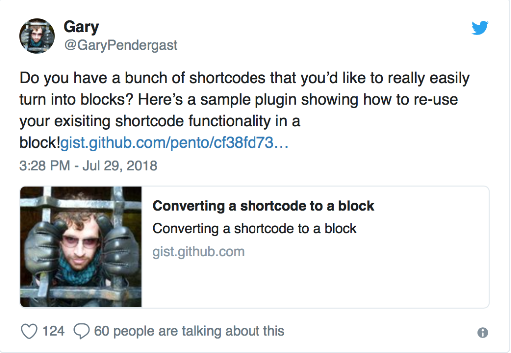 shortcodes converteren
