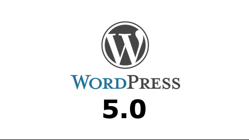 officiële release van WordPress. 5.0
