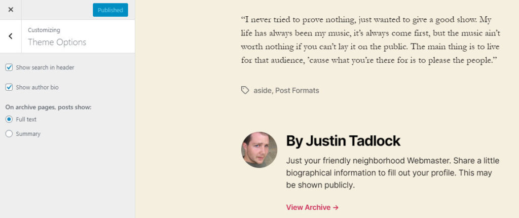 WordPress 5.3.1