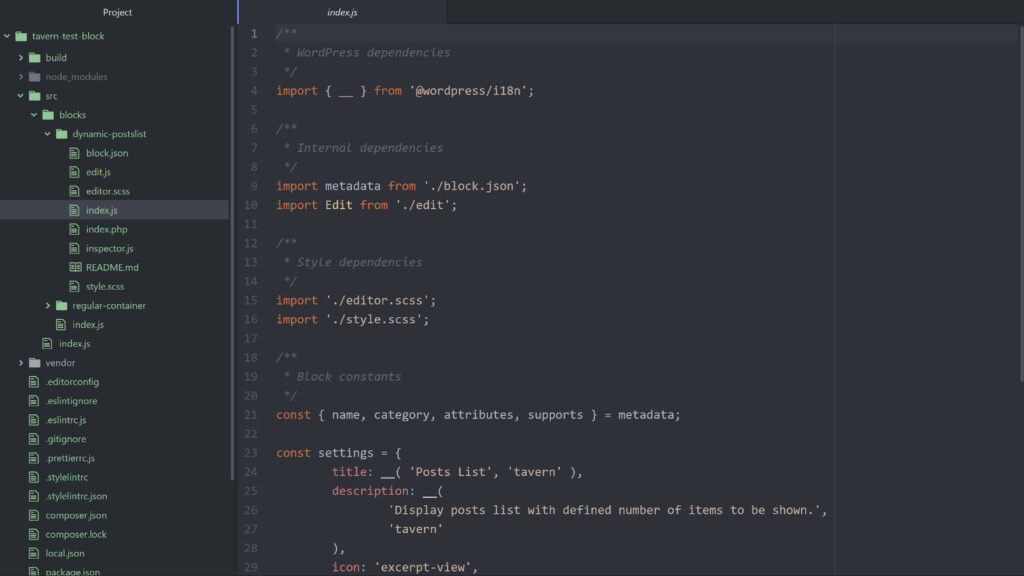 WP Block Builder