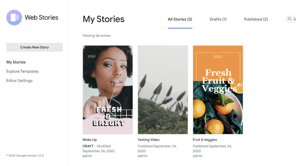 Google's content richtlijnen voor Web Stories
