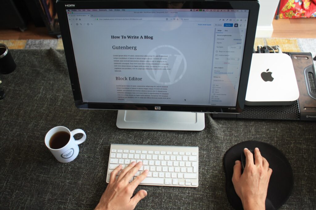 creating website with wordpress