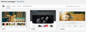 Hoe installeer ik een WordPress thema?