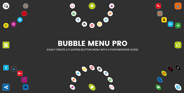 Bubble Menu Pro for WordPress
